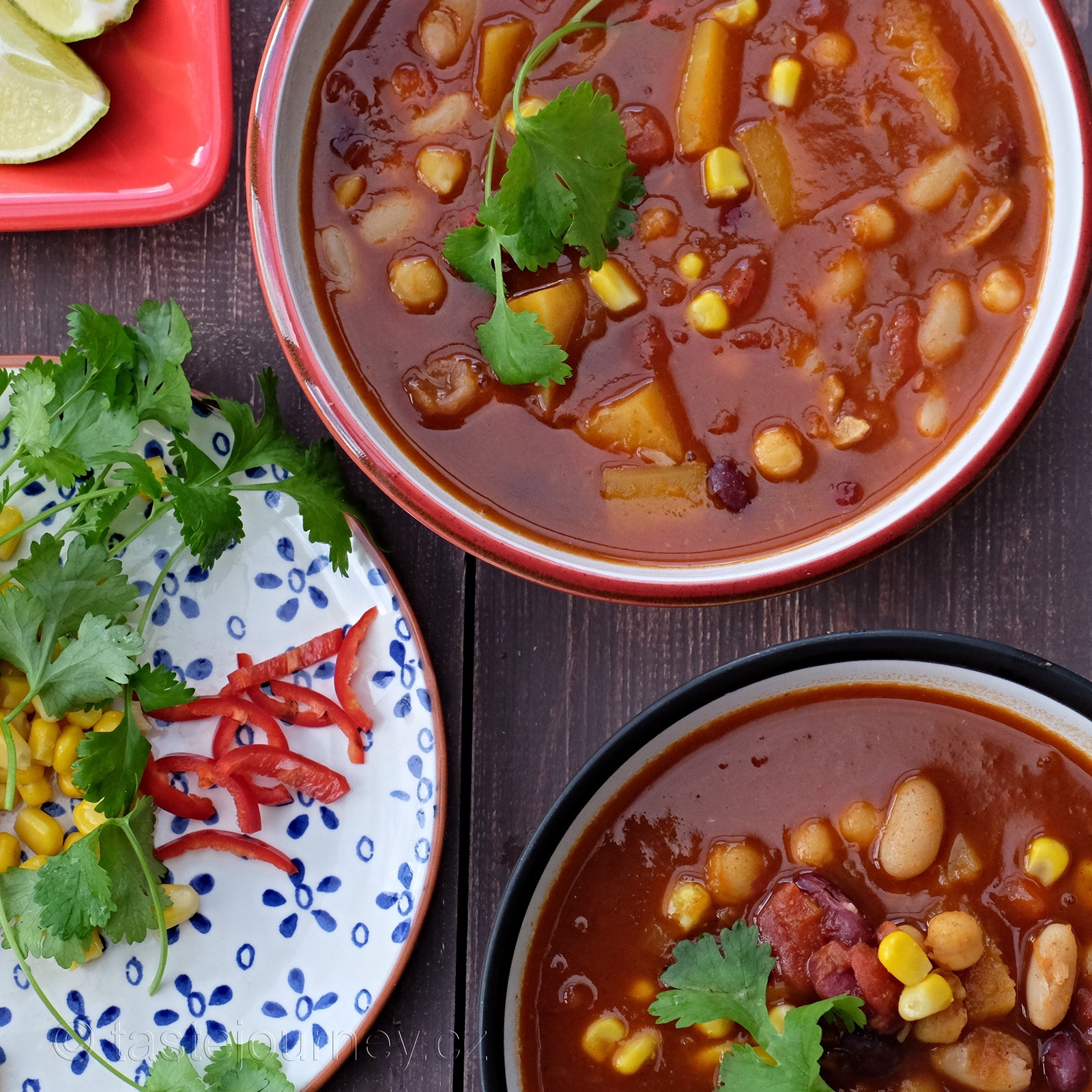 Do veganského chili patří i limetková šťáva