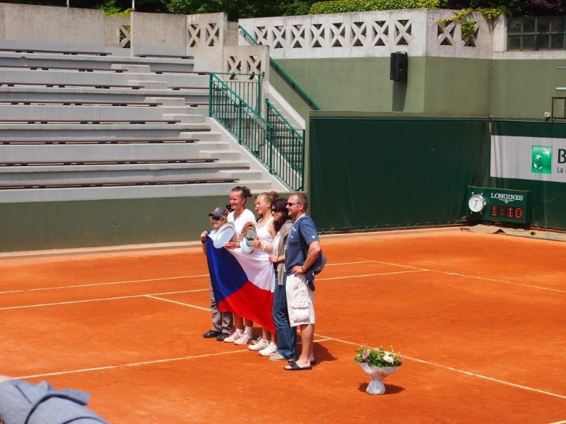 Vítězné české juniorky ve čtyřhře