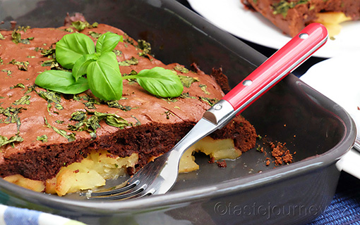 Čokoláda a bazalka. Neobvyklá kombinace v brownies